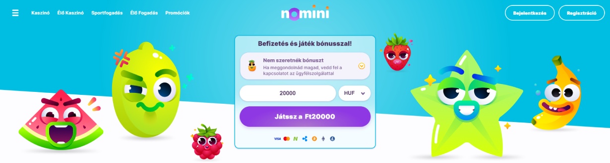 Nomini online kaszinó